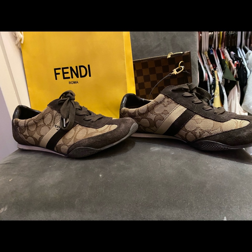 Coach canvas shoes